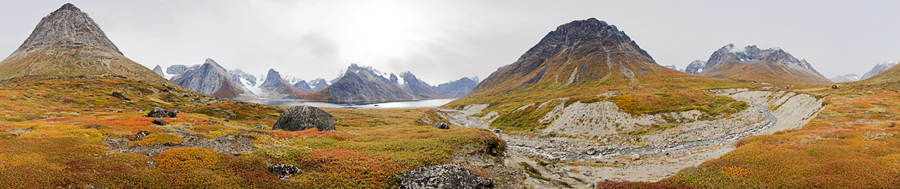 greenland panoramic mountains